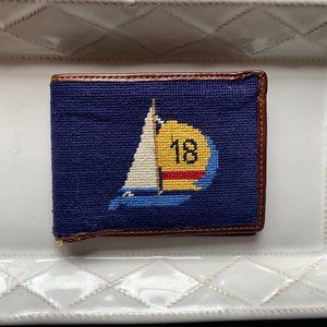 Brooks Brothers Needlepoint Wallet